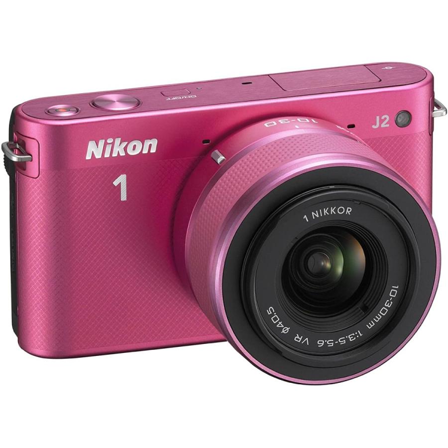 ニコン Nikon 1 J2 10-30ｍｍ 標準ズームレンズキット ピンク ミラー