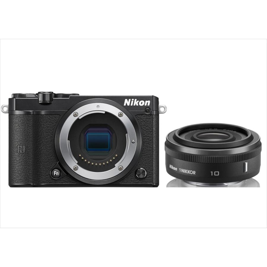 代引き人気  ニコン Nikon J5 10mm 2.8 単焦点パンケーキレンズセット ミラーレス一眼 中古 ミラーレス一眼カメラ
