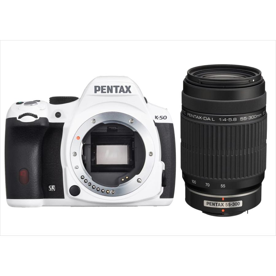 ペンタックス PENTAX K-50 白 55-300mm 超望遠レンズセット デジタル一眼レフカメラ 中古  :K-50-55-300-w-5:トレジャーカメラ - 通販 - Yahoo!ショッピング