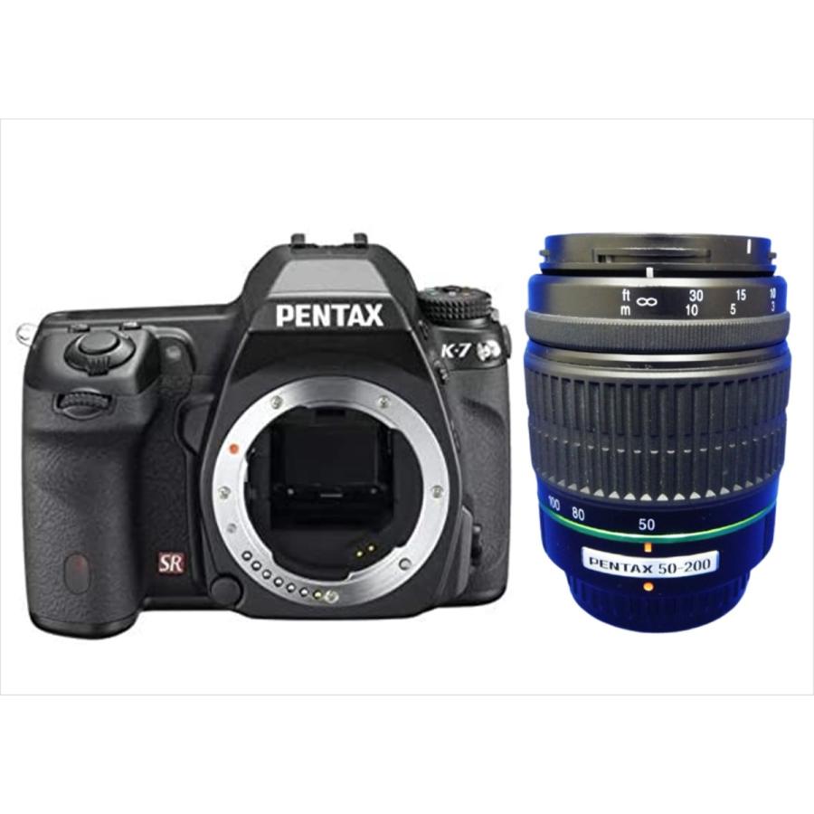 ペンタックス PENTAX k-7 55-200mm 望遠レンズセット デジタル一眼レフカメラ 中古｜takaranoomise