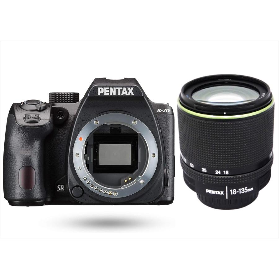 ペンタックス k-70 18-135mm 高倍率レンズセット デジタル一眼レフカメラ 中古