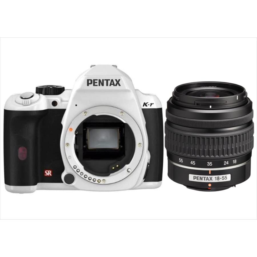 ペンタックス PENTAX K-r 白 18-55mm レンズセット デジタル一眼レフ