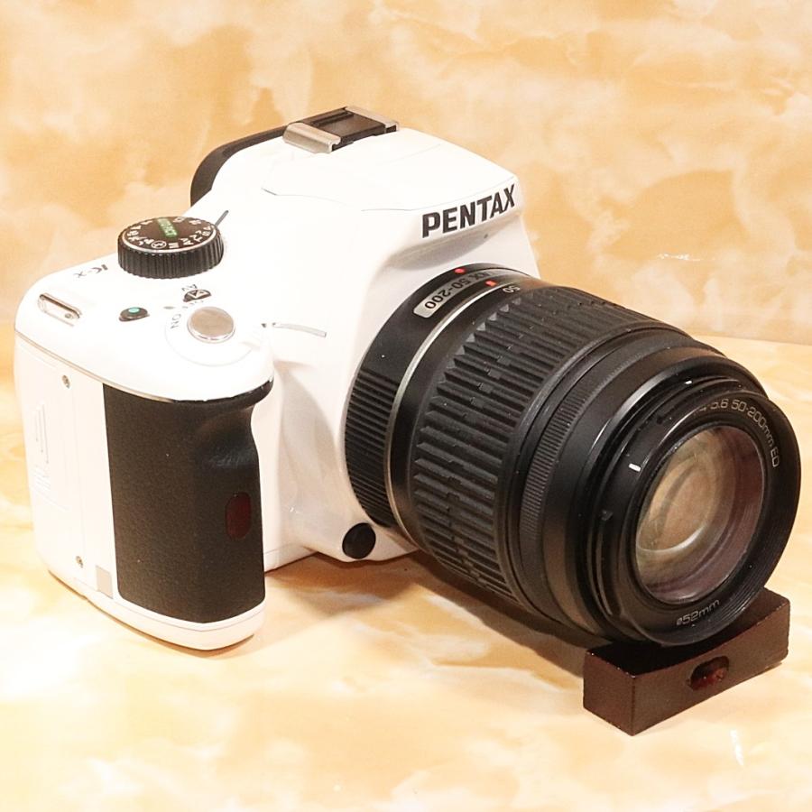 ペンタックス PENTAX k-x 50-200mm 望遠レンズセット デジタル一眼レフ カメラ 中古 :k-x-50-200-wite-z