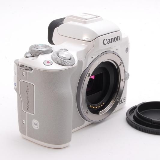 キヤノン Canon EOS kiss M 15-45mm レンズキット ホワイト ミラーレス