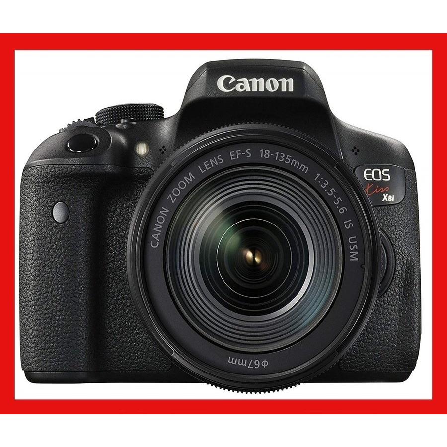 デジタル一眼レフ カメラ 中古 Canon キャノン EOS Kiss X8i 18-135mm IS USM 黒 :kissx8i-18