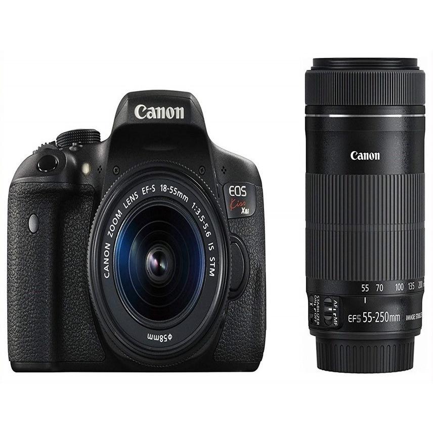 キャノン Canon EOS Kiss X8i 18-55 55-250-