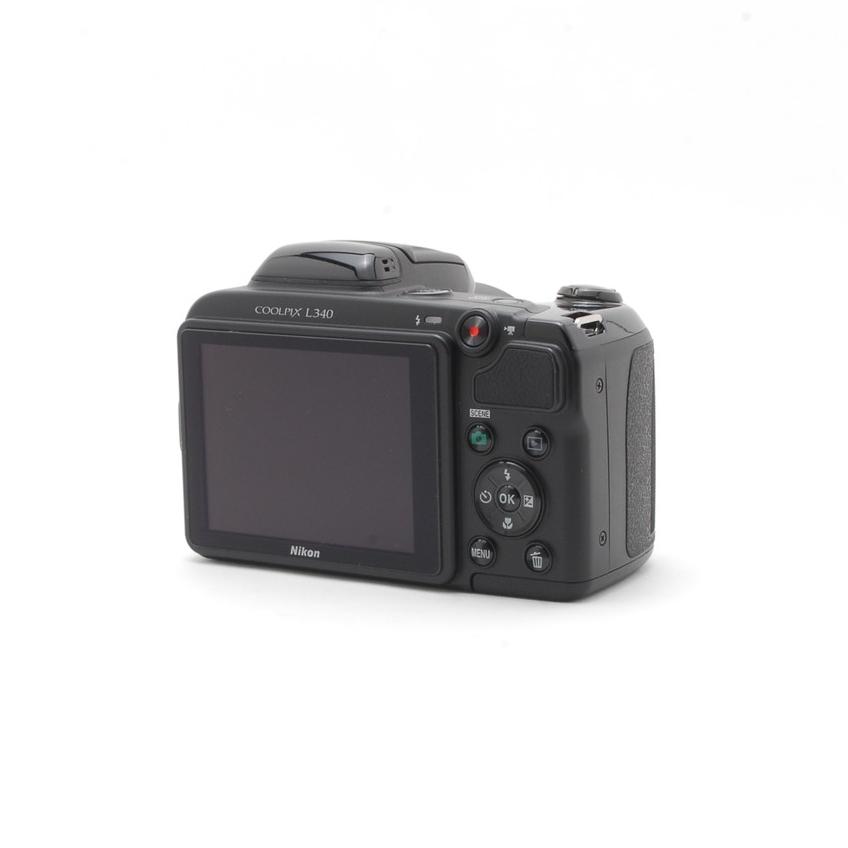 Nikon Cool Pix クールピクス L340 コンパクトデジタル カメラ ブラック 中古 初心者おすすめ 超高倍率 WiFi