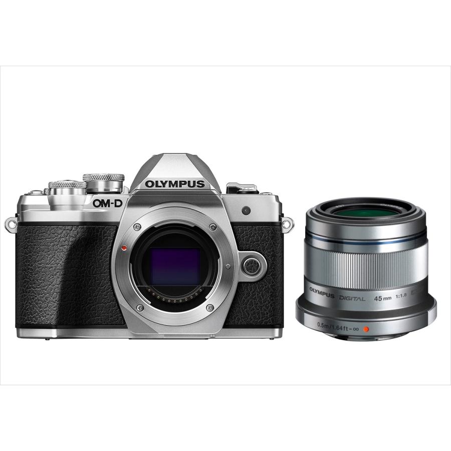 オリンパス OLYMPUS OM-D E-M10 Mark3 シルバーボディ 45mm