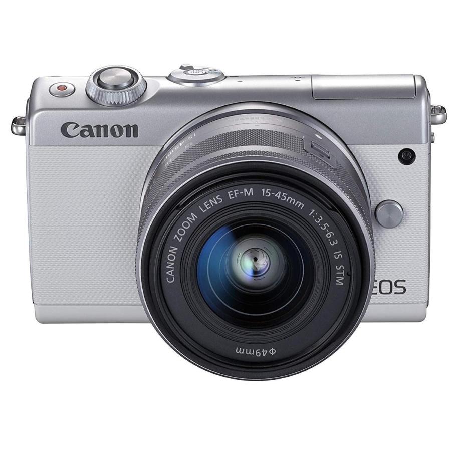 爆売り ミラーレス一眼 Canon キヤノン Eos M100 レンズキット ホワイト Wi Fi Bluetooth 自撮り 新品sdカード付 期間限定送料無料 Www Thedailyspud Com