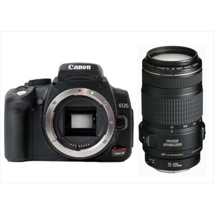 キヤノン Canon EOS kiss N EF 70300mm IS 手振れ補正望遠レンズセット デジタル一眼レフカメラ 中古 N70300IS5トレジャーカメラ 通販