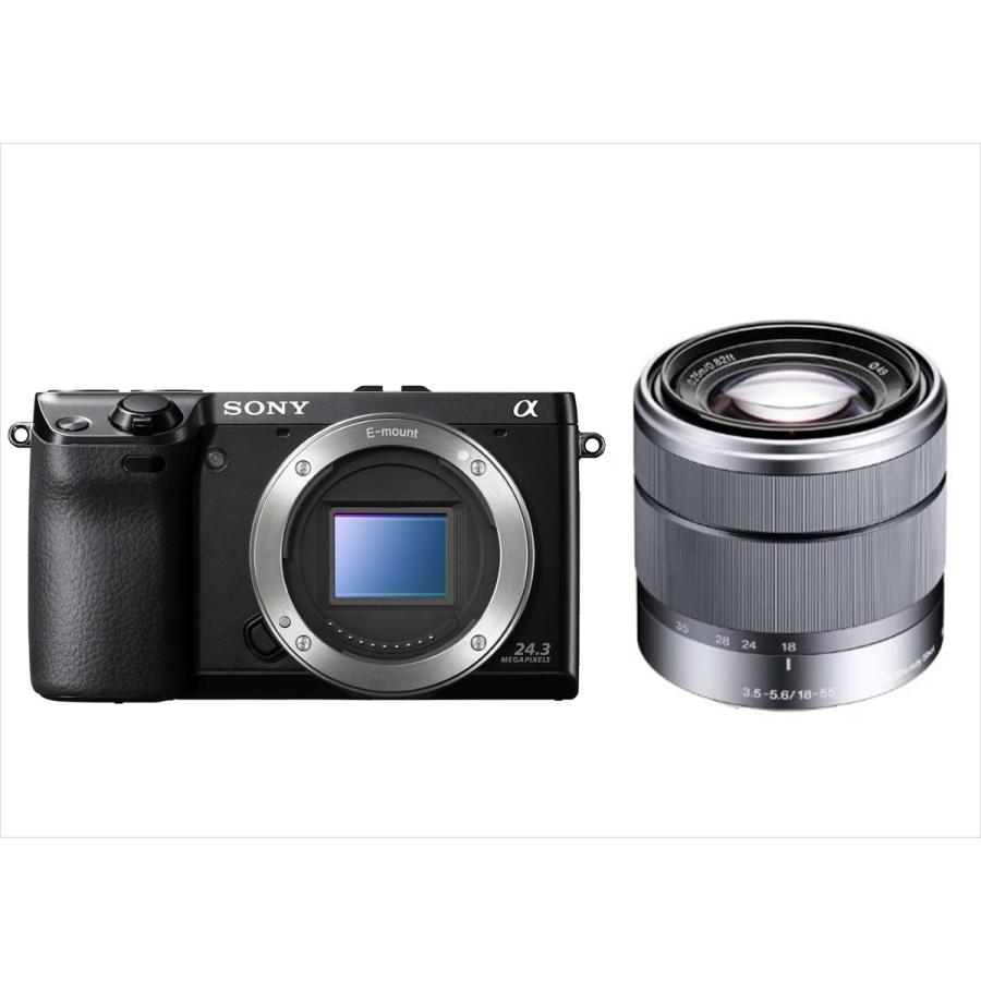 ソニー SONY NEX-7 ブラックボディ E 18-55mm レンズセット ミラーレス一眼 中古 カメラ
