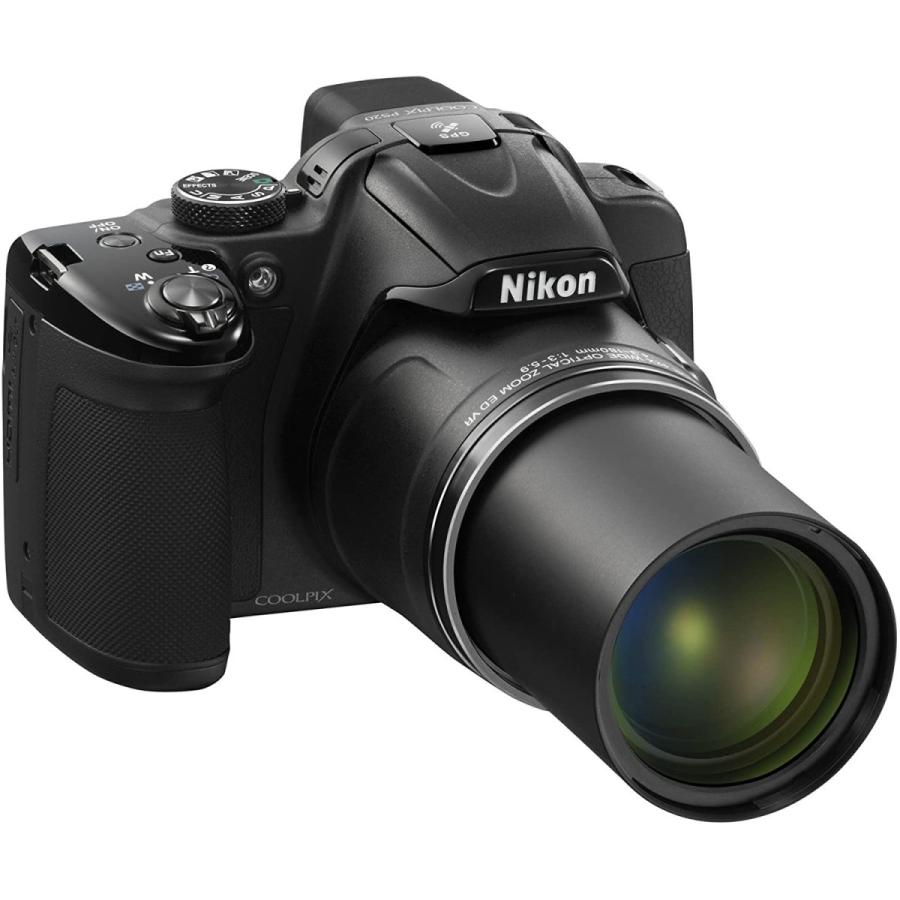 ニコン Nikon Cool Pix クールピクス P520 コンパクトデジタル カメラ ブラック 中古 Wi-Fi 初心者おすすめ 自撮り｜takaranoomise