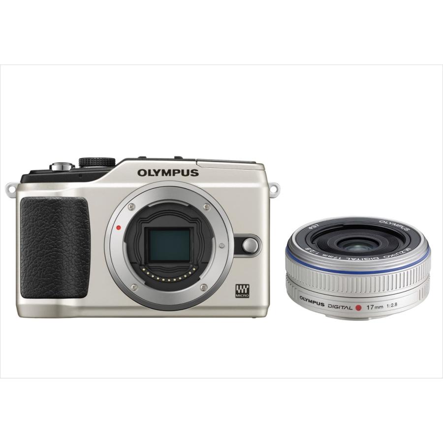 【訳あり美品】OLYMPUS ミラーレス e-PL2 ボディ シルバー オリンパス OLYMPUS E-PL2 シルバーボディ 17mm 2.8 シルバー