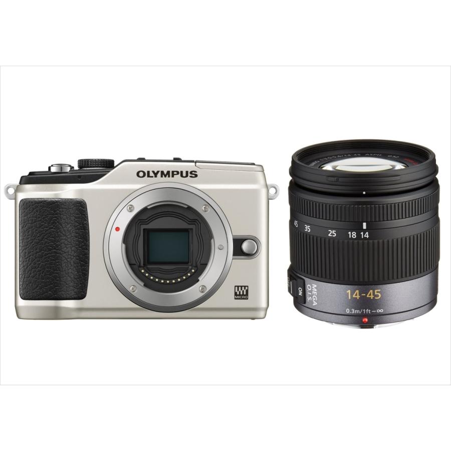 オリンパス OLYMPUS E-PL2 シルバーボディ パナソニック 14