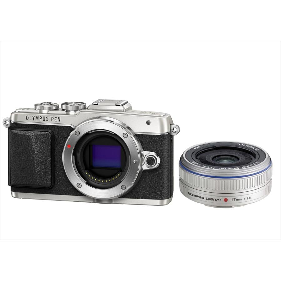 オリンパス OLYMPUS E-PL7 シルバーボディ 17mm 2.8 シルバー オリンパス OLYMPUS E-PL7 シルバーボディ 17mm 2.8 シルバー