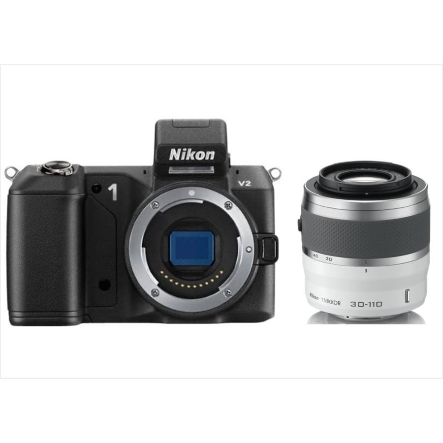 可愛いクリスマスツリーやギフトが トレジャーカメラニコン Nikon V2 ブラックボディ 30 110ｍｍ 望遠 白レンズセット ミラーレス一眼 中古 Students Asucla Ucla Edu