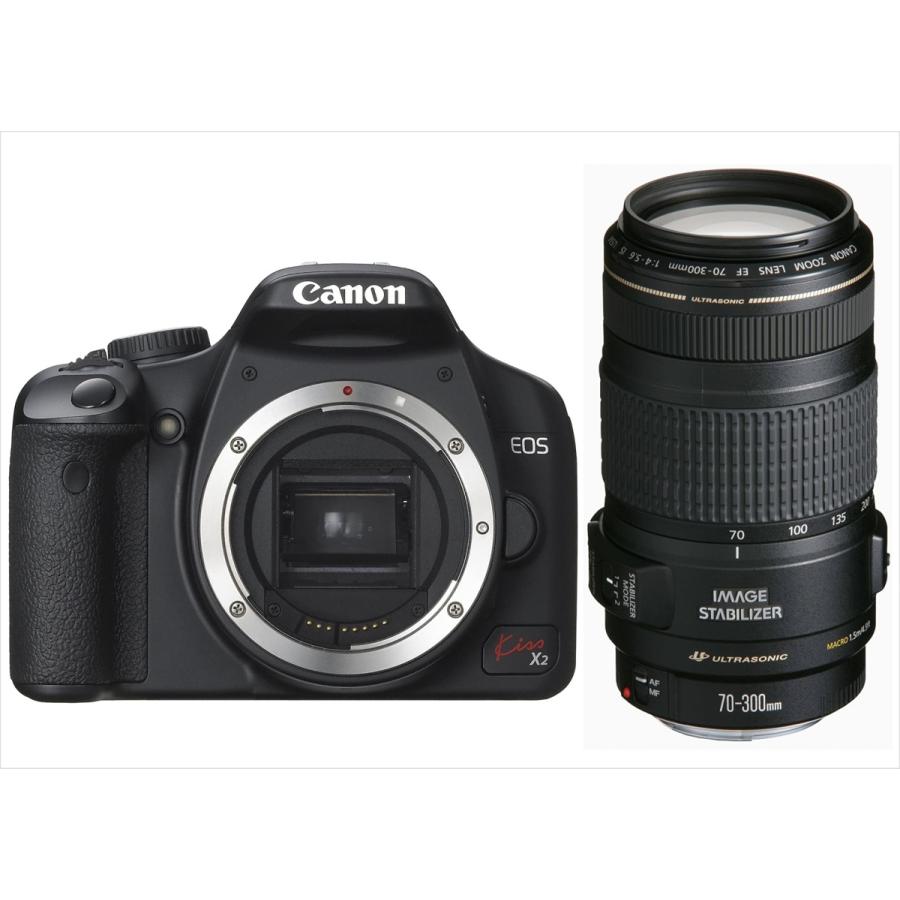 キヤノン Canon EOS kiss x2 EF 70-300mm 手振れ補正望遠レンズセット デジタル一眼レフカメラ 中古 :  x2-70-300is-5 : トレジャーカメラ - 通販 - Yahoo!ショッピング