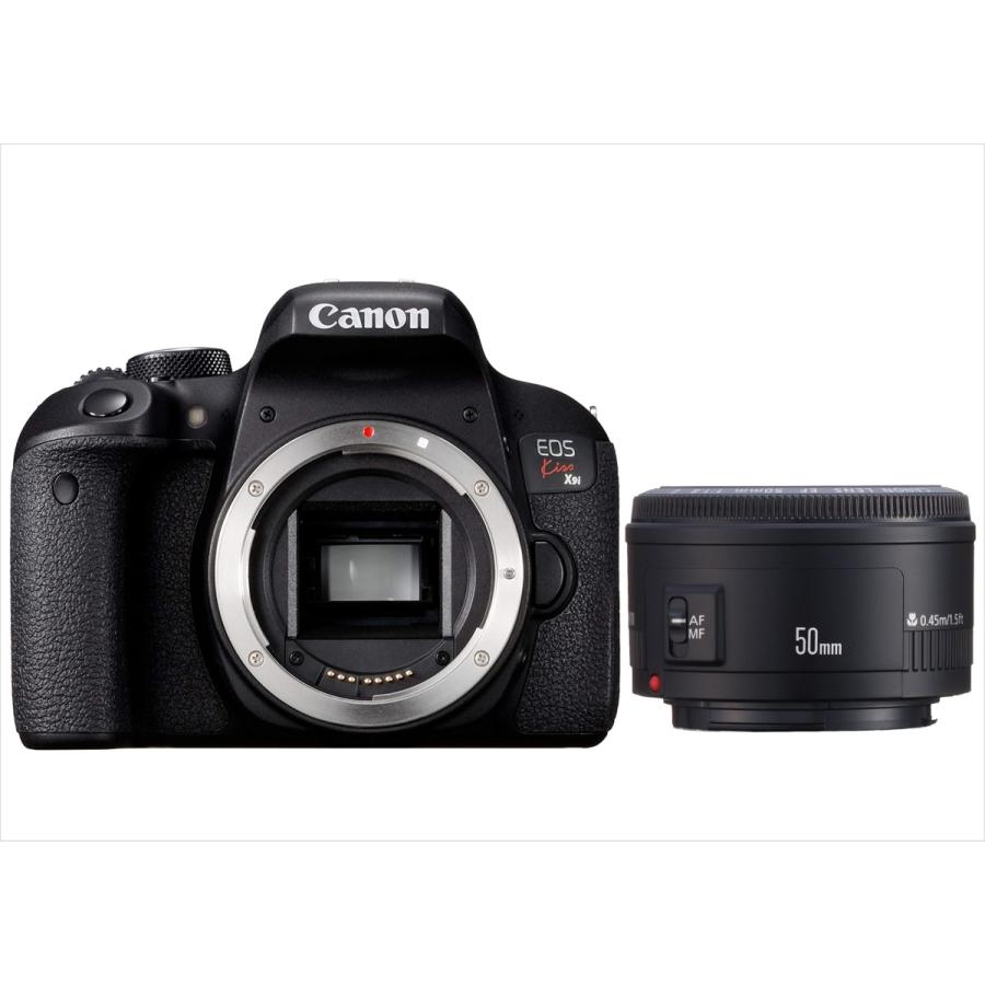キヤノン Canon EOS Kiss X9i EF 50mm 1.8 II 単焦点レンズセット デジタル一眼レフカメラ 中古｜takaranoomise