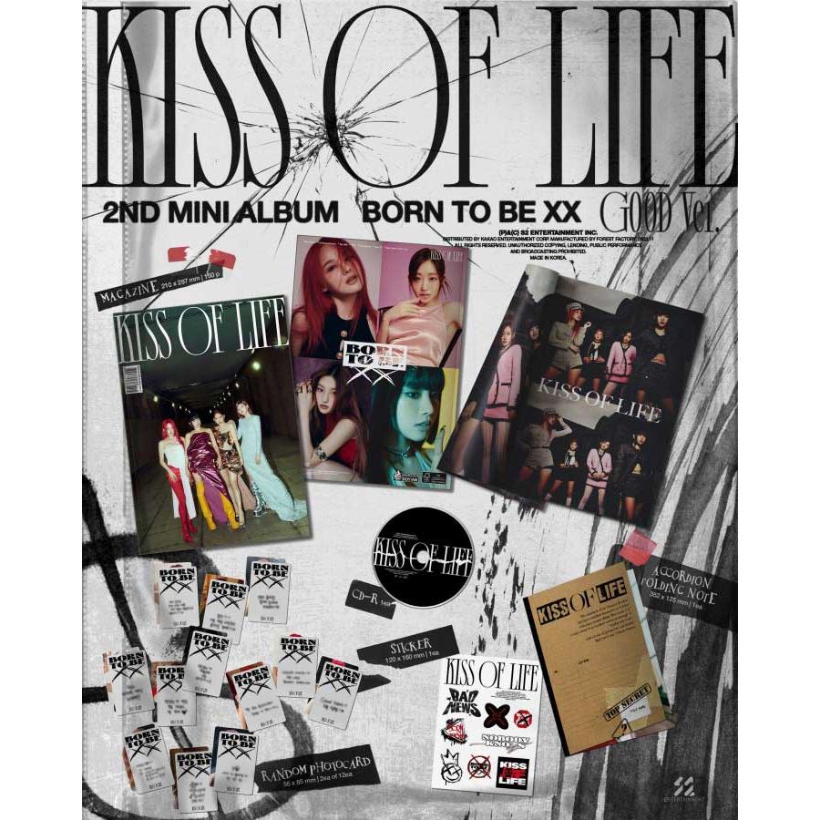 11/9 韓国発売】2種セット KISS OF LIFE キス オブ ライフ Born to be  
