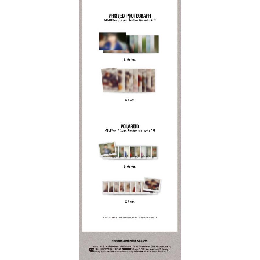 2/16 韓国発売】【予約】n.SSign エヌサイン 2ND MINI ALBUM Happy & 2