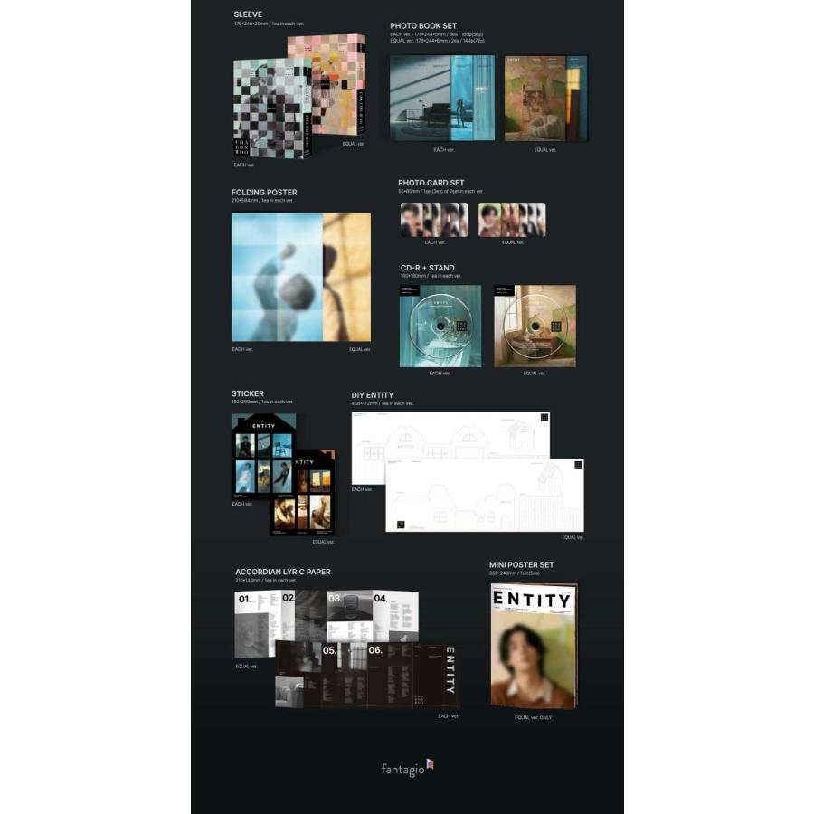 2/16 韓国発売】CHA EUN WOO チャ ウヌ 1ST MINI ALBUM ENTITY 1集