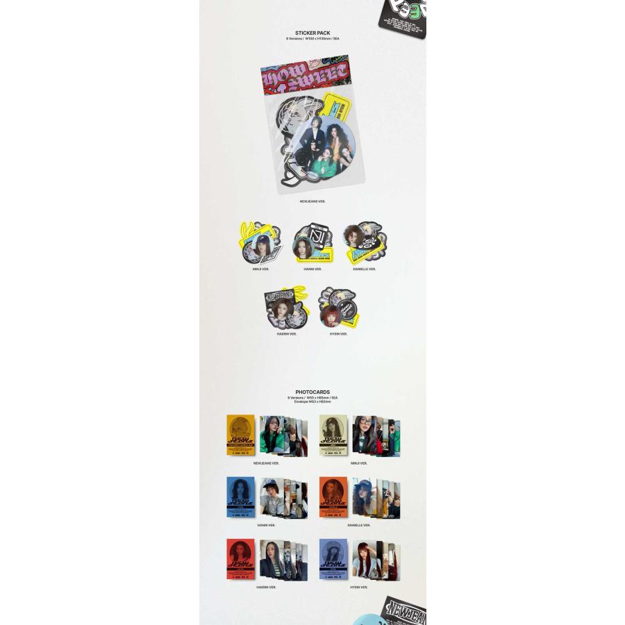 5/24 韓国発売】【6種セット】NewJeans ニュージーンズ HOW SWEET