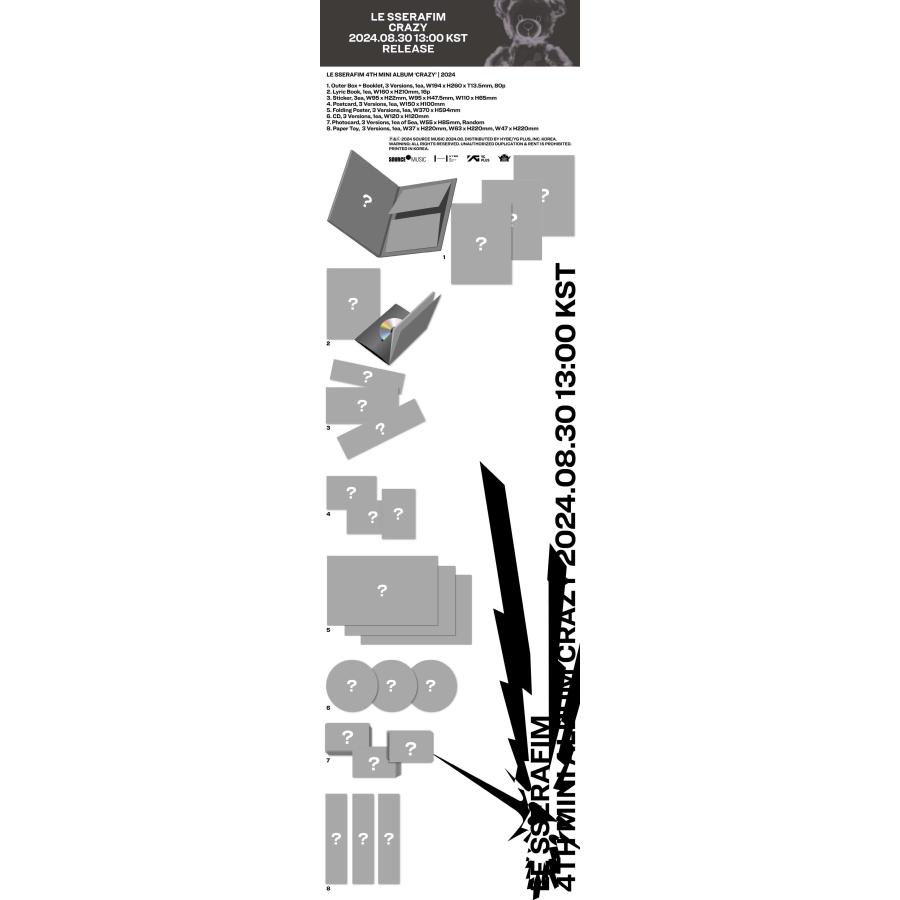 CRAZY:4th Mini Album(STD)（3種セット）