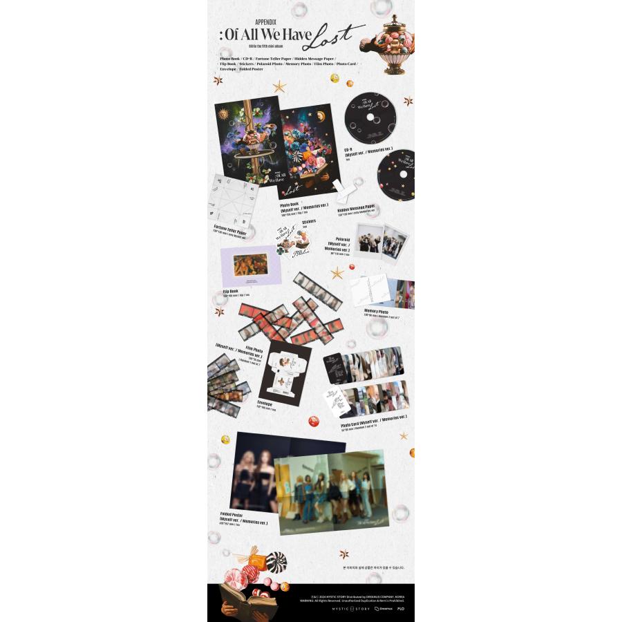 10/16 韓国発売】Billlie ビリー 5TH MINI Album Of All Have Lost 5集