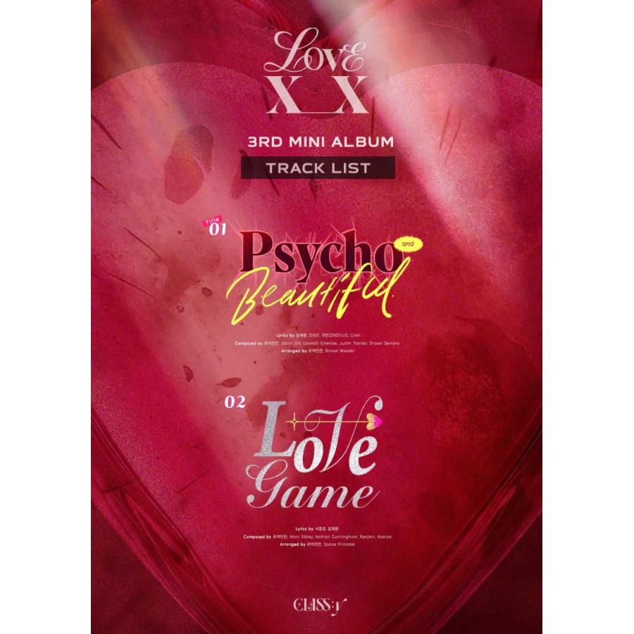 24/12/30 韓国発売】CLASS:y クラッシー 3RD MINI ALBUM LOVE XX 3集