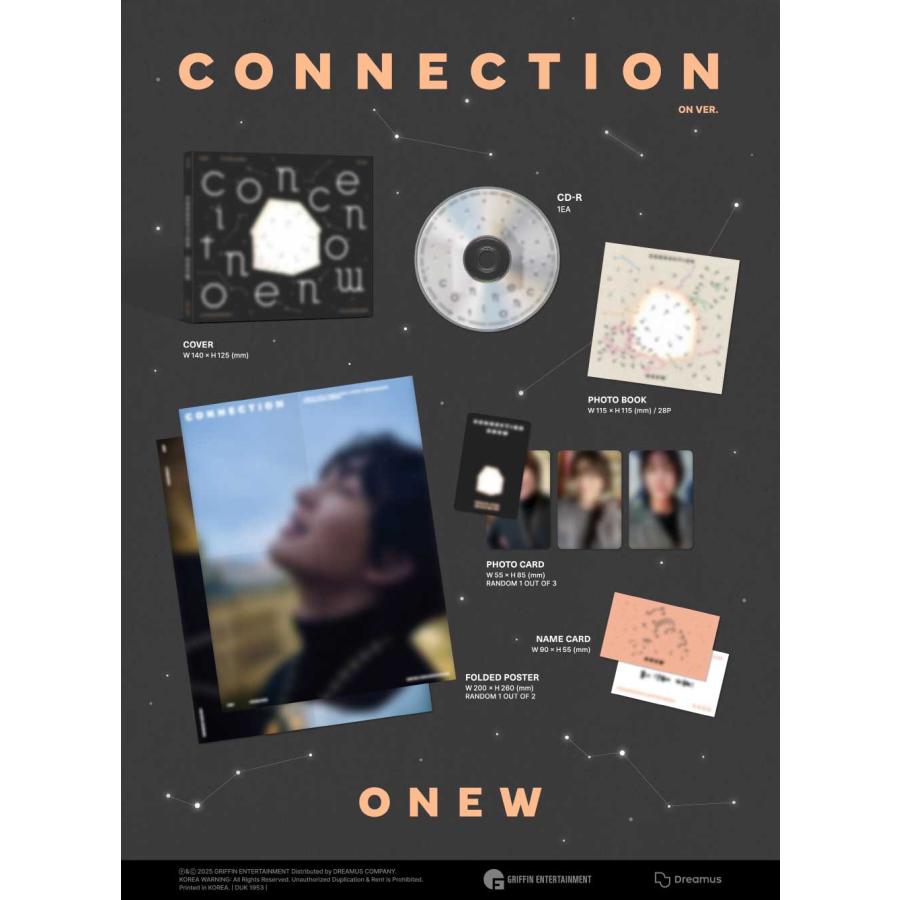25/1/6 韓国発売】ONEW オンユ 4TH MINI CONNECTION Digipack Ver. 4集 