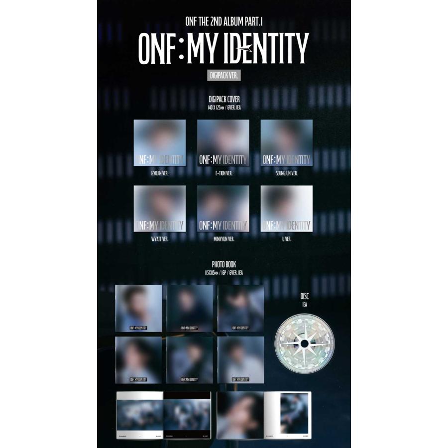 25/2/19 韓国発売】ONF オンエンオフ ONF : MY IDENTITY DIGIPACK Ver