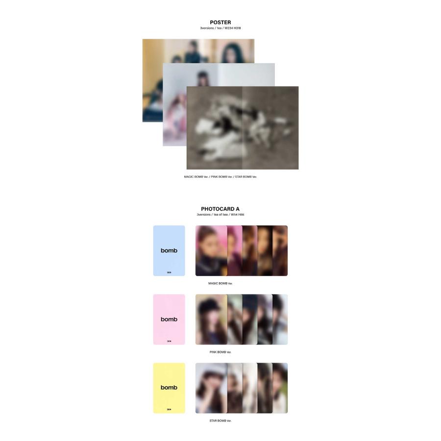 25/6/16 韓国発売】ILLIT アイリット 3RD MINI ALBUM bomb 韓国版 3集