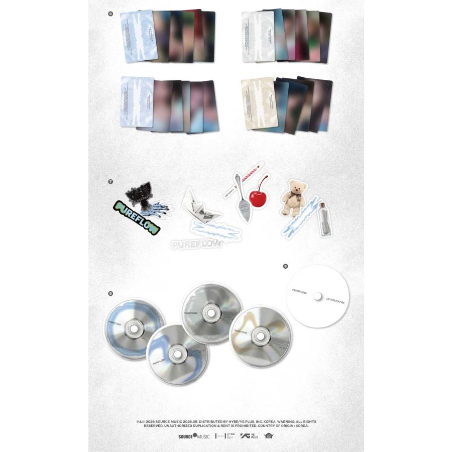 26/5/22 韓国発売】LE SSERAFIM ル セラフィム PUREFLOW pt.1 2集
