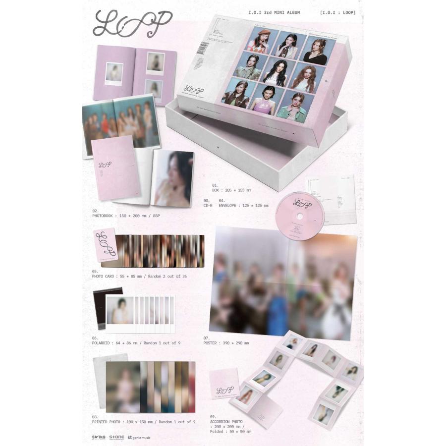26/5/20 韓国発売】I.O.I アイオーアイ I.O.I LOOP ミニ 3集 アルバム