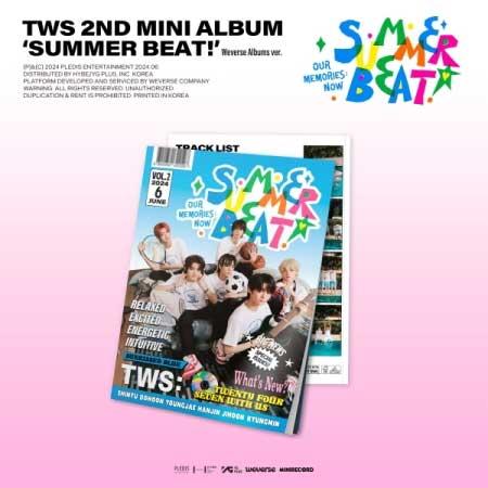 【6/24 韓国発売】TWS トゥアス SUMMER BEAT! Weverse Albums ver. 2集 ミニ 韓国版  SEVENTEEN セブンティーン 弟分 後輩 韓国音楽 送料無料（Yahoo!・takaranoshima Yahoo!店）