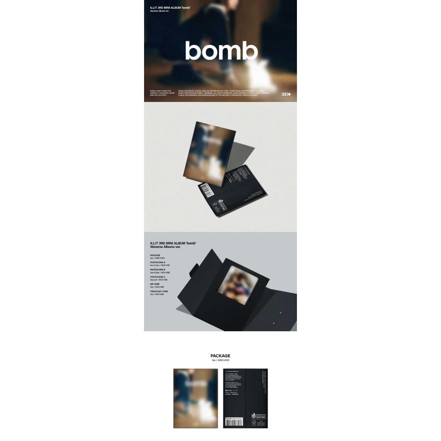25/6/16 韓国発売】ILLIT アイリット 3RD MINI ALBUM bomb