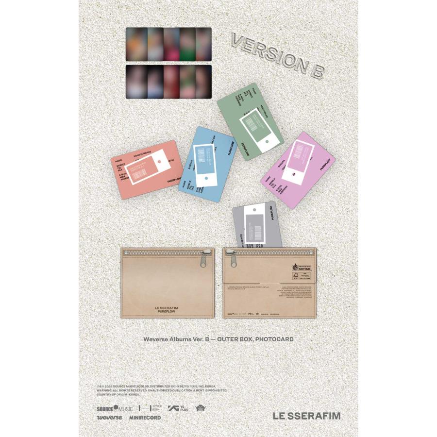26/5/22 韓国発売】2種セット LE SSERAFIM ル セラフィム PUREFLOW pt1