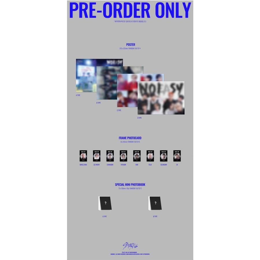 Stray Kids  正規2集  NOEASY  3点セット　未開封 Stray Kids 正規2集 NOEASY 3点セット 未開封