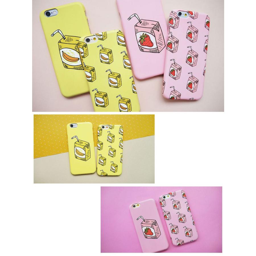 1988y iPhone design case banana strawberry milk iPhoneケース バナナミルク ストロベリーミルク バナナ 牛乳 いちご 牛乳 アイフォン ケース デザイン ケース｜takaranoshima｜04