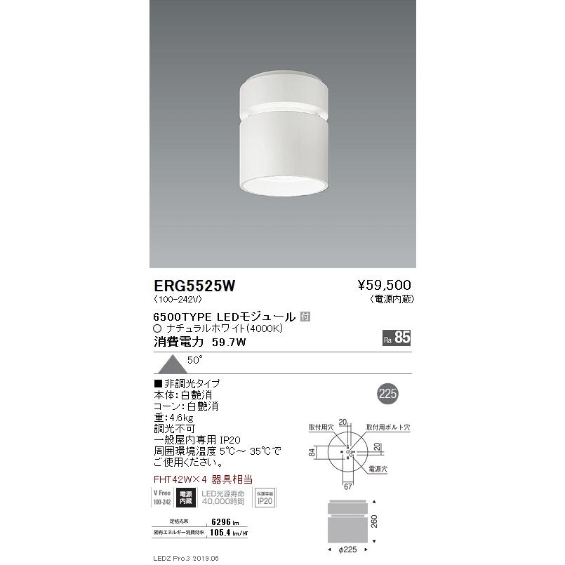 遠藤照明 施設照明 LEDシーリングダウンライト Rsシリーズ FHT42W×4 