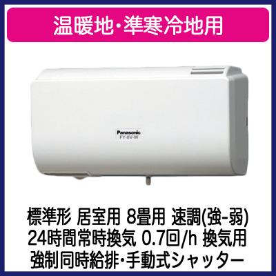 Panasonic（パナソニック） FY-8V-W Q-hiファン 壁掛形 1パイプ方式 