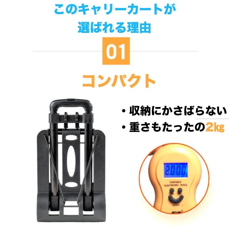 小傷あり品】キャリーカート小型 ハンドキャリー : タカラPRO - 通販