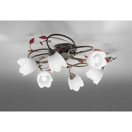 オーデリック OC257026NR LEDシャンデリア 6畳用 昼白色 非調光 照明器具 天井照明 リビング向け