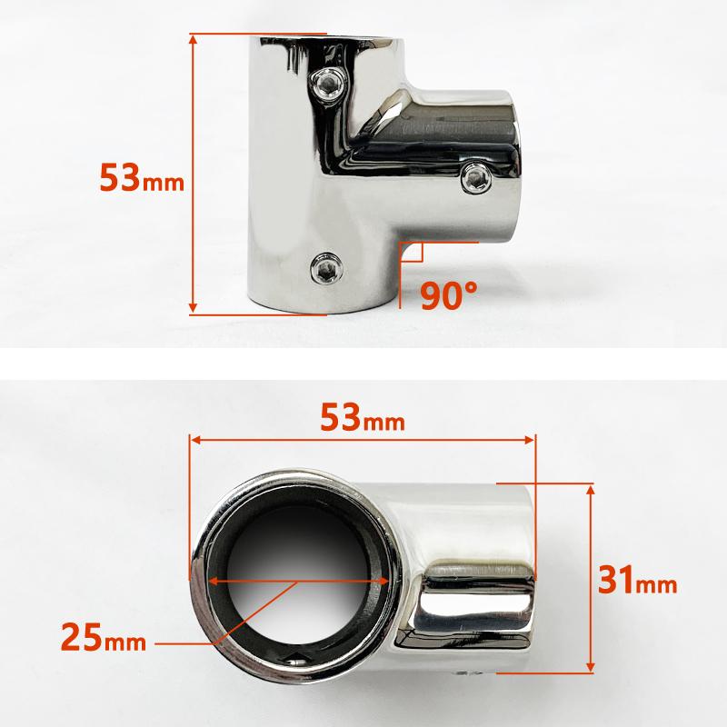 SUS316 ステンレス 25mm ジョイント パイプ 船 ボート キャンプ SUS316 ステンレス 25mm ジョイント パイプ 船 ボート キャンプ