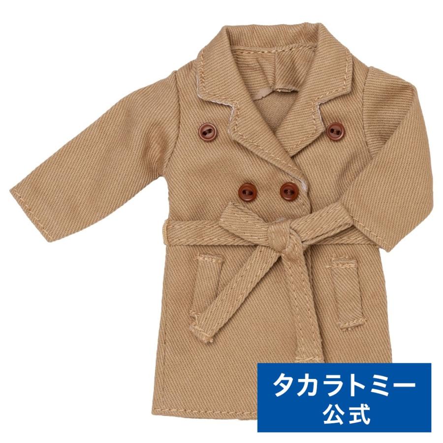リカちゃん　洋服　ヘリンボーン❤︎ウール　ロングコート　brown ハンドメイド タカラトミー（TAKARA TOMY） リカちゃん リアルクローズセレクト Vol
