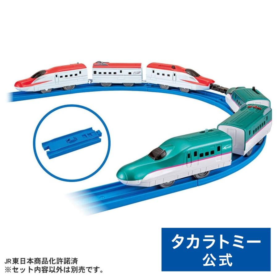 ドラジュエルド関係　SR8枚セット プラレール E8系新幹線+E5系新幹線 ガチャッと連結セット
