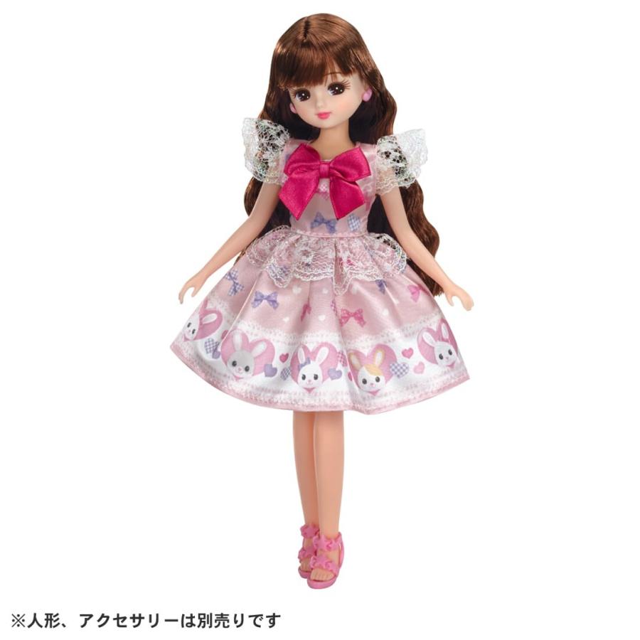 DOLL HOUSE オダニミユキ様 うさぬい ワンピース ブライス リカちゃん タカラトミー（TAKARA TOMY） リカちゃん LW−01 おリボンうさちゃん
