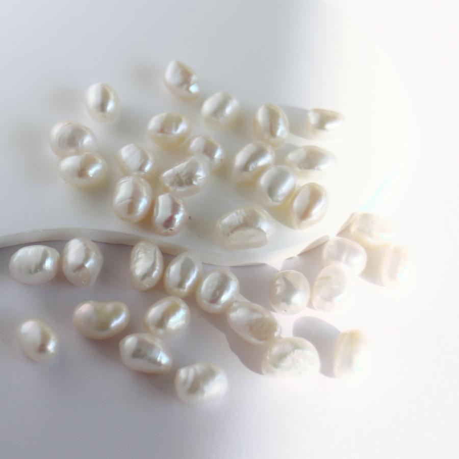 淡水パール 専門店】淡水パール パーツ 本真珠 8粒売り 7mm 淡水パール