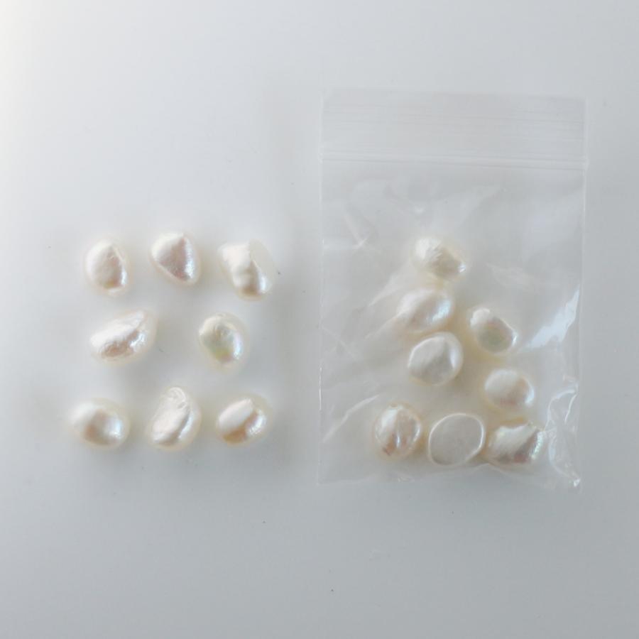 淡水パール 専門店】淡水パール パーツ 本真珠 8粒売り 7mm 淡水パール