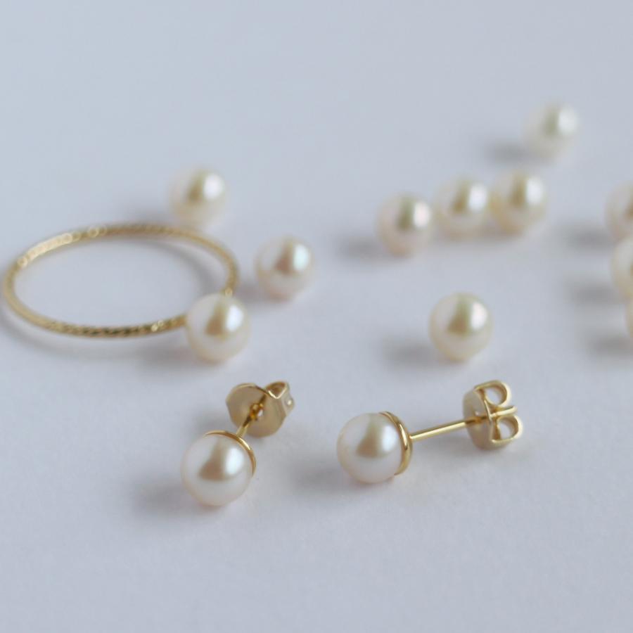 淡水パール 専門店】淡水パール パーツ ルース 6-6.5mm 丸玉 本真珠 